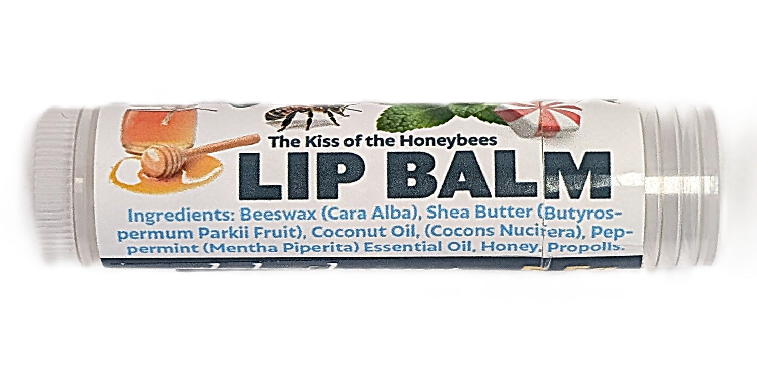 Beeswax Peppermint Lip Balm 5.5 gr by The Bee Shop